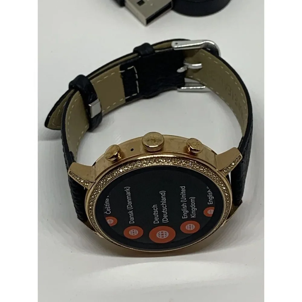 Fossil Gen 4 Authentic Digital Dial Smart Watch Custom Band FTW6011 QT508